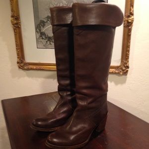 COPY - Frye Jane cuff slouchy boho over the knee boots 10